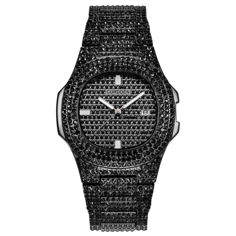 Diamond Luxury Watch Men Gold