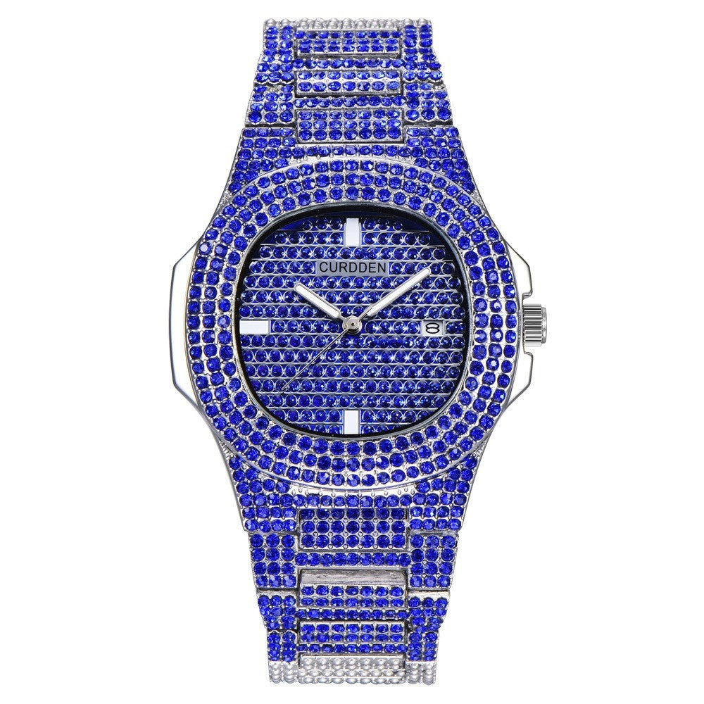 Diamond Luxury Watch Men Gold