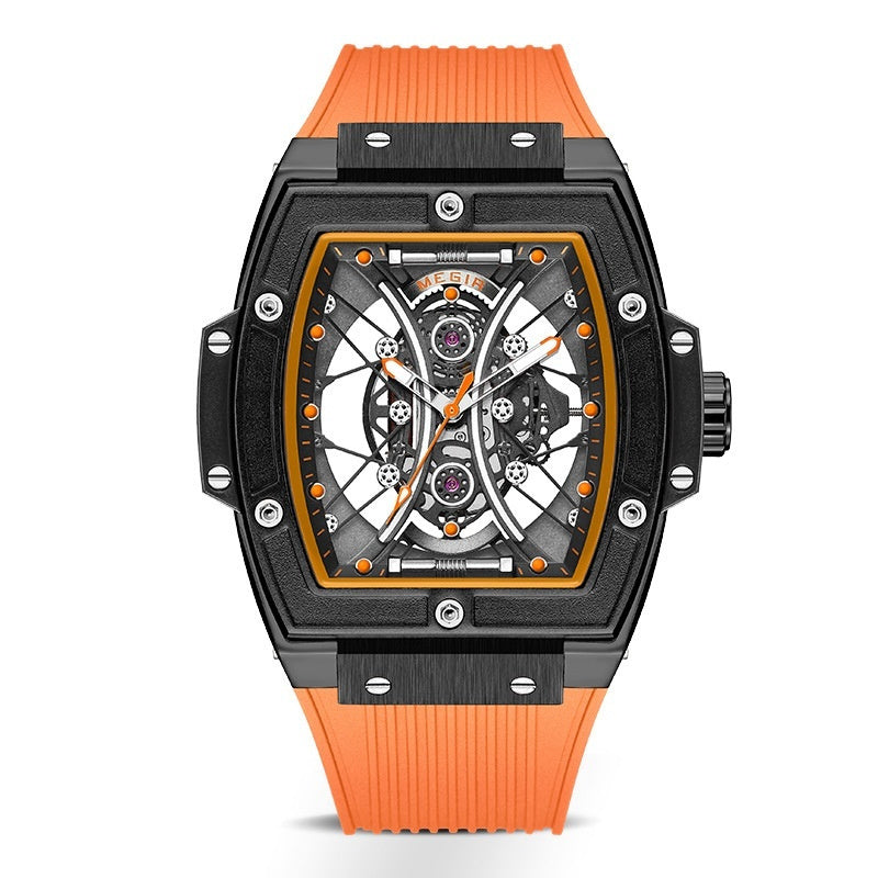 Men's Fashion Trend Silicone Strap Sports Watch