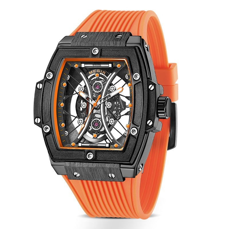 Men's Fashion Trend Silicone Strap Sports Watch